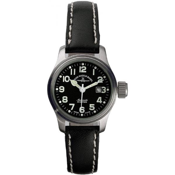 ZENO-WATCH BASEL, Pilot Lady Automatik Fliegeruhr schwarz von ZENO WATCH BASEL