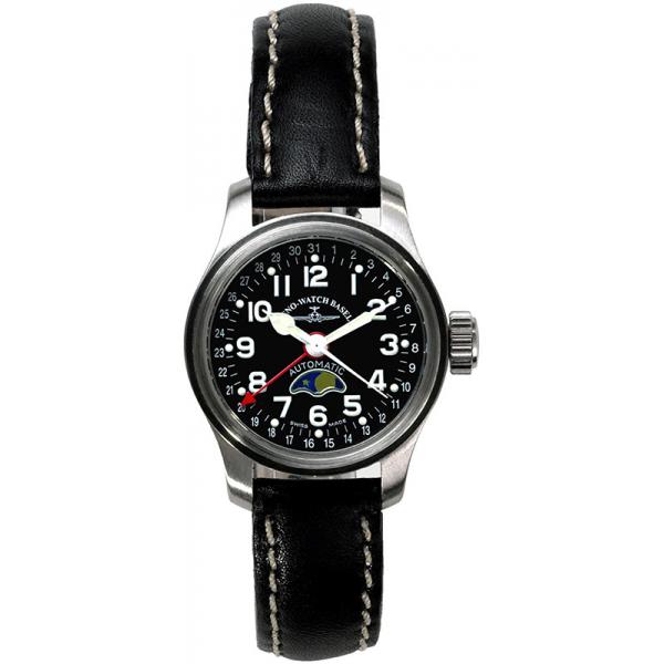 ZENO-WATCH BASEL, Pilot Lady Automatik Fliegeruhr Mondphase von ZENO WATCH BASEL