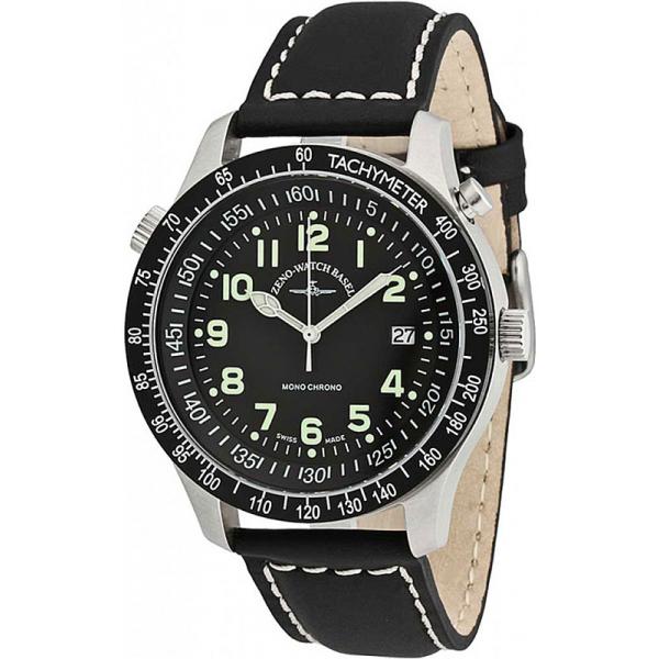 ZENO-WATCH BASEL, Pilot Minute Chrono, Handaufzug Flieger von ZENO WATCH BASEL