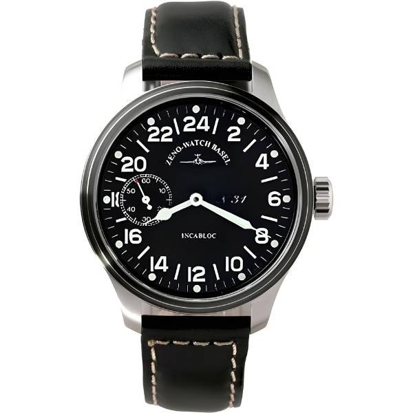 ZENO-WATCH BASEL, Pilot Oversized XL 24 Stundenanzeige Handaufzug von ZENO WATCH BASEL