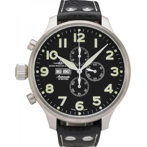 ZENO-WATCH BASEL, Pilot Super Oversized XXL Automatik Chrono von ZENO WATCH BASEL