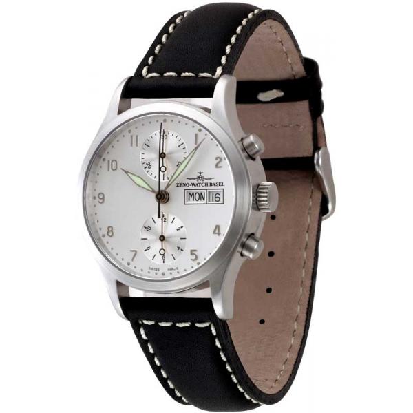 ZENO-WATCH BASEL, Retro Chronographia, Automatik Chronograph von ZENO WATCH BASEL