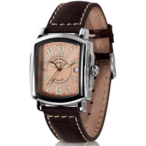 ZENO-WATCH BASEL, Retro Rectangular Automatic, Art-Déco Uhr, rosé von ZENO WATCH BASEL