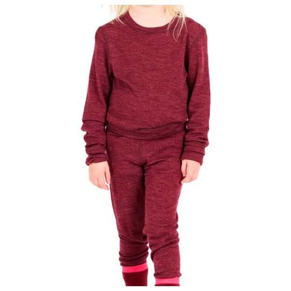 ZIG ZAG - Kid's Beta Baselayer Set - Merinounterwäsche Gr 104 - 4 Years rot von ZIG ZAG