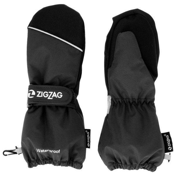 ZIG ZAG - Kid's Shildon Waterproof Mittens - Handschuhe Gr 104-110 - 2-4 Years;116-122 - 4-6 Years;140-146 - 8-10 Years;152-158 - 12-14 Years schwarz von ZIG ZAG