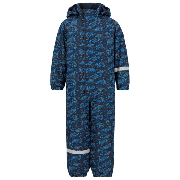 ZIG ZAG - Kid's Tower Printed Coverall W-Pro 10000 - Overall Gr 92-98 - 2 Years blau von ZIG ZAG