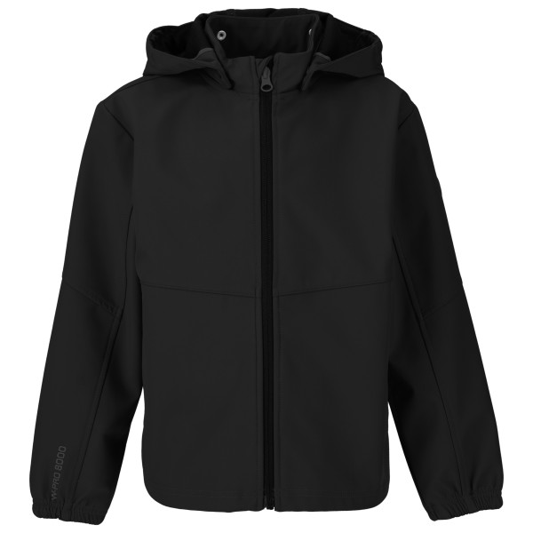 ZIG ZAG - Kid's Troy - Softshelljacke Gr 128 - 8 years schwarz von ZIG ZAG