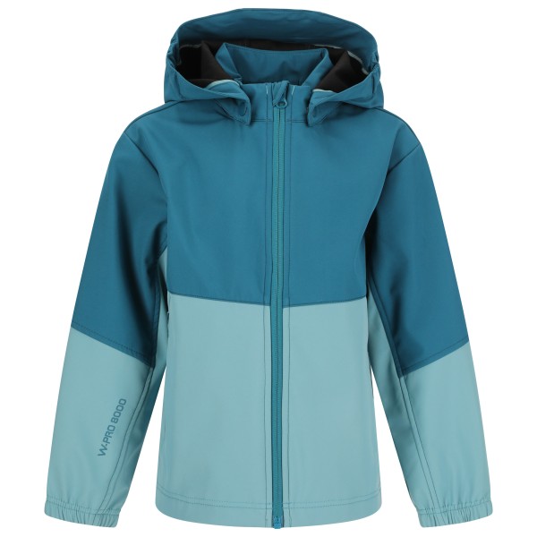 ZIG ZAG - Kid's Troy - Softshelljacke Gr 128 - 8 years türkis von ZIG ZAG