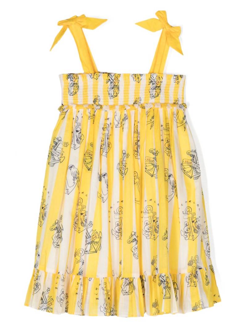 ZIMMERMANN Kids Alight illustration-print dress - Yellow von ZIMMERMANN Kids