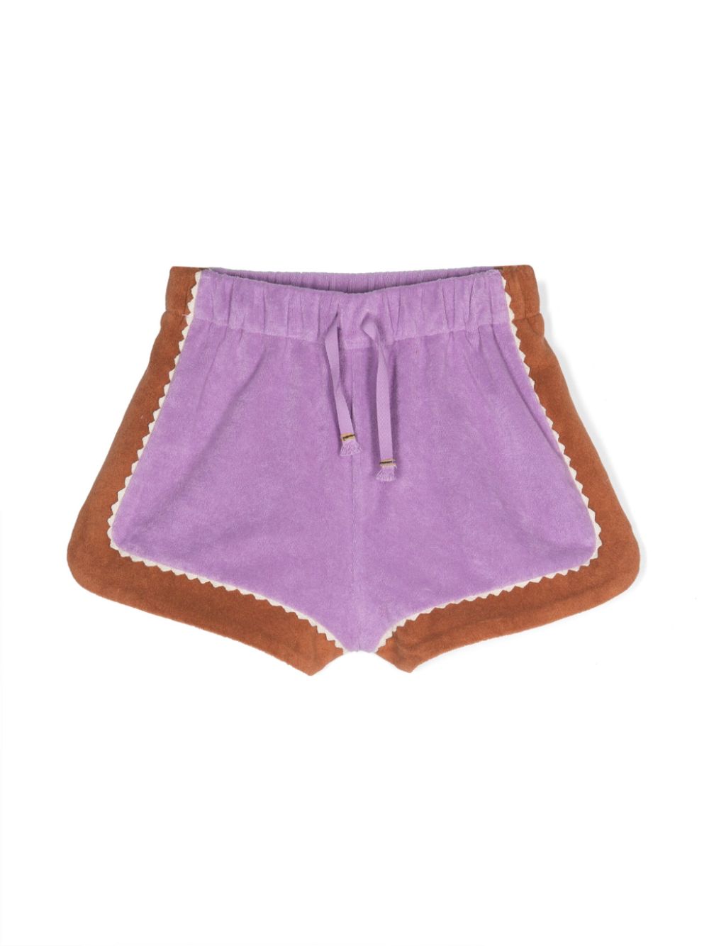 ZIMMERMANN Kids August terry-cloth shorts - Purple von ZIMMERMANN Kids
