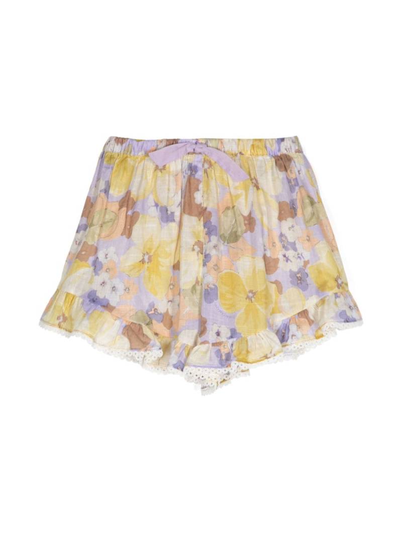 ZIMMERMANN Kids Pop shorts - Yellow von ZIMMERMANN Kids