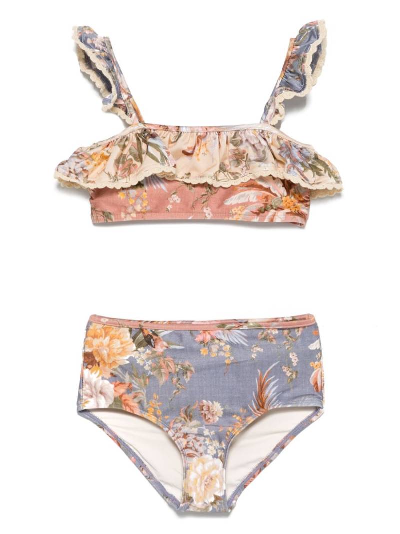 ZIMMERMANN Kids Tallow bikini set - Pink von ZIMMERMANN Kids