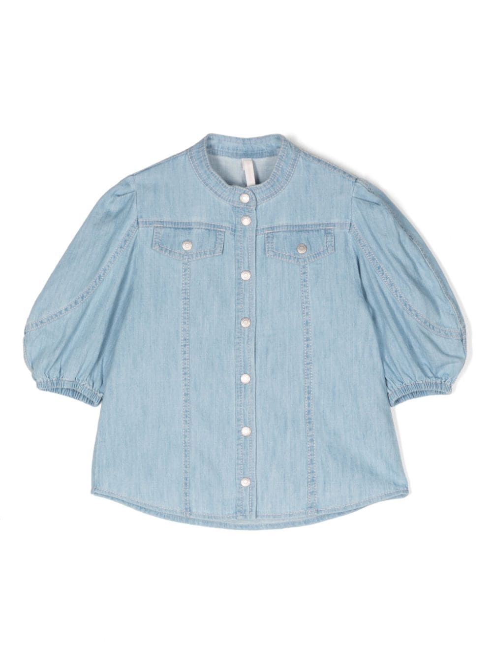 ZIMMERMANN Kids Waverly Utility denim shirt - Blue von ZIMMERMANN Kids