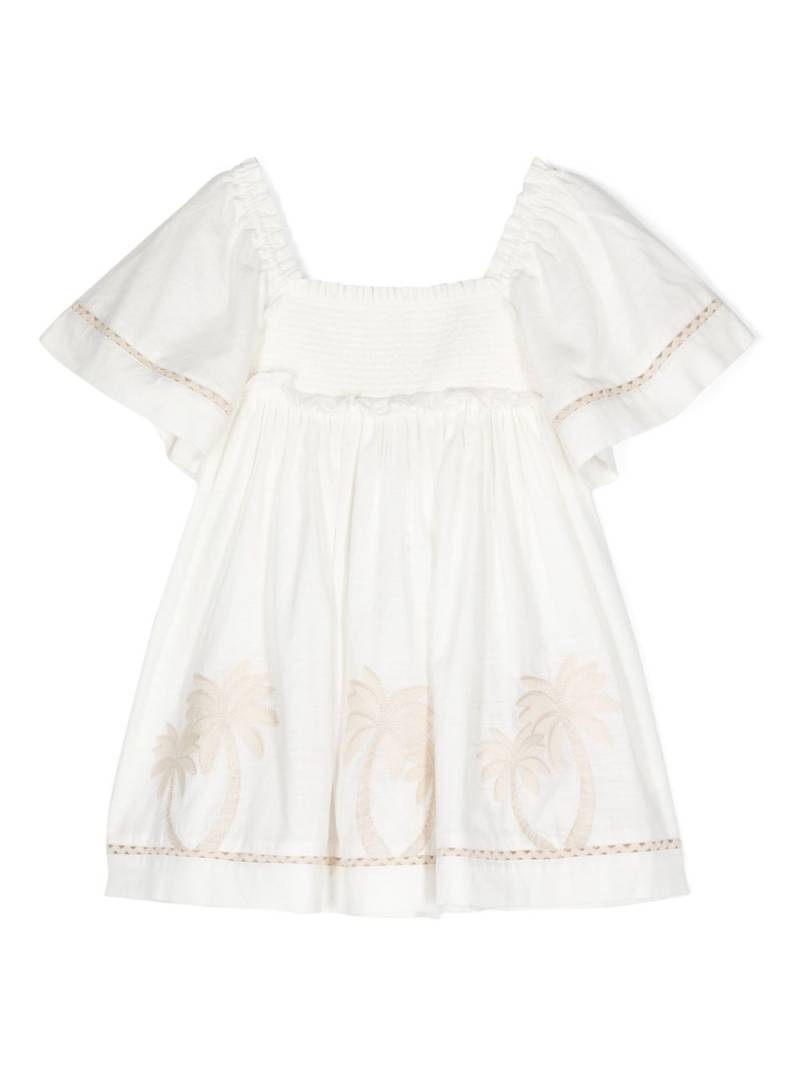 ZIMMERMANN Kids Waverly cotton dress - White von ZIMMERMANN Kids