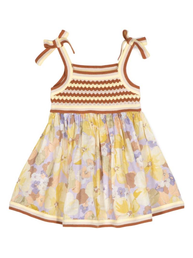 ZIMMERMANN Kids Pop Knit dress - Brown von ZIMMERMANN Kids