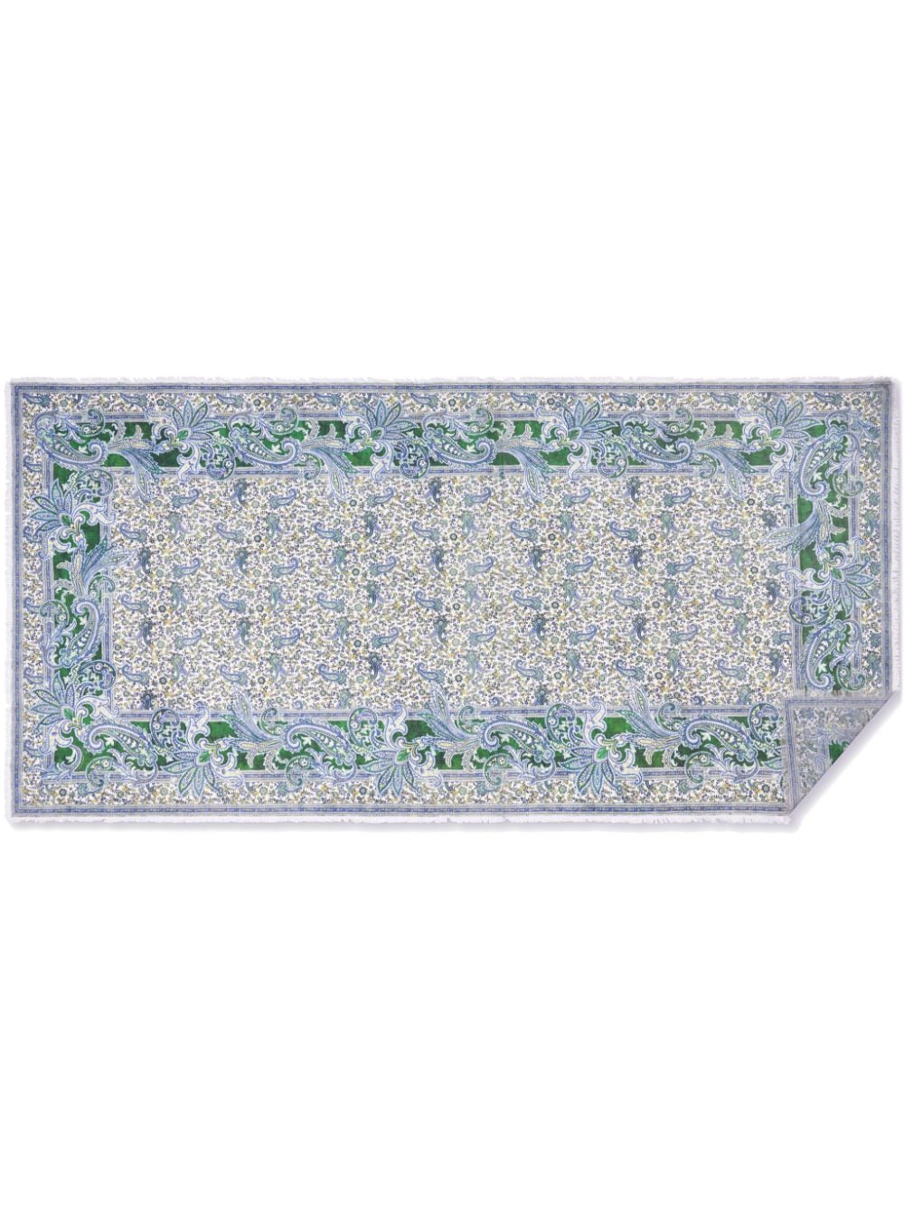 ZIMMERMANN Kids paisley-print cotton beach towel - Green von ZIMMERMANN Kids