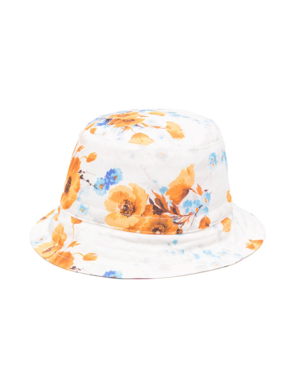 ZIMMERMANN Kids reversible floral-print bucket hat - Neutrals von ZIMMERMANN Kids