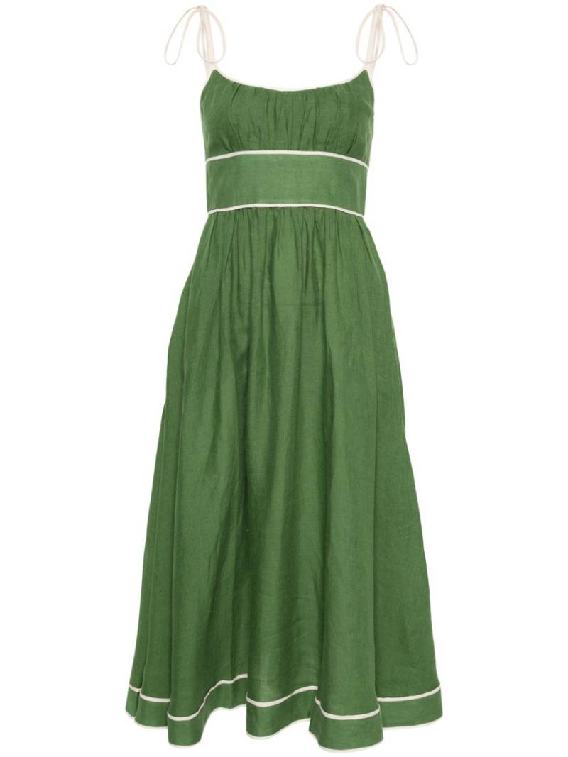 ZIMMERMANN Alight Picnic midi dress - Green von ZIMMERMANN