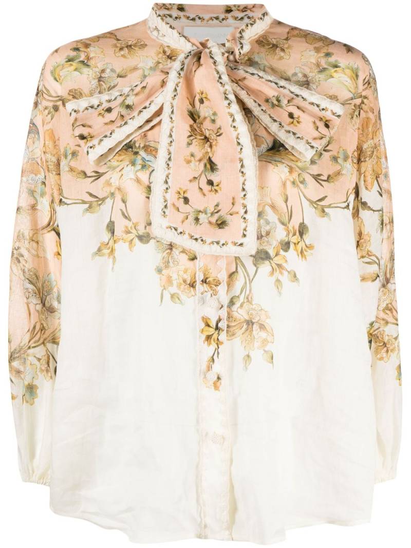 ZIMMERMANN Chintz floral-print top - Pink von ZIMMERMANN