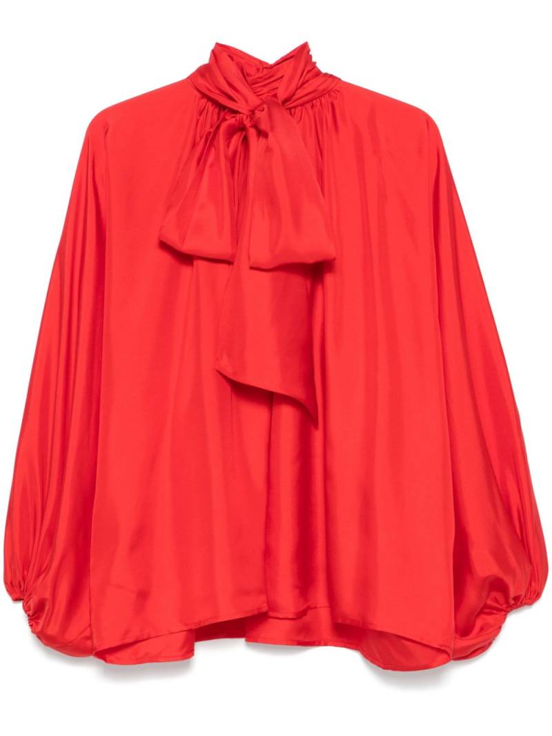 ZIMMERMANN Crush blouse - Red von ZIMMERMANN