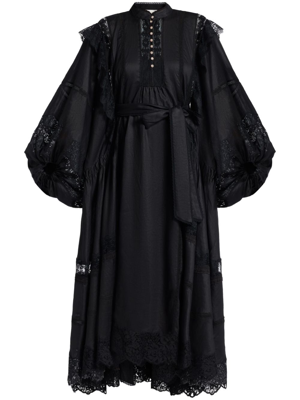 ZIMMERMANN Crush dress - Black von ZIMMERMANN