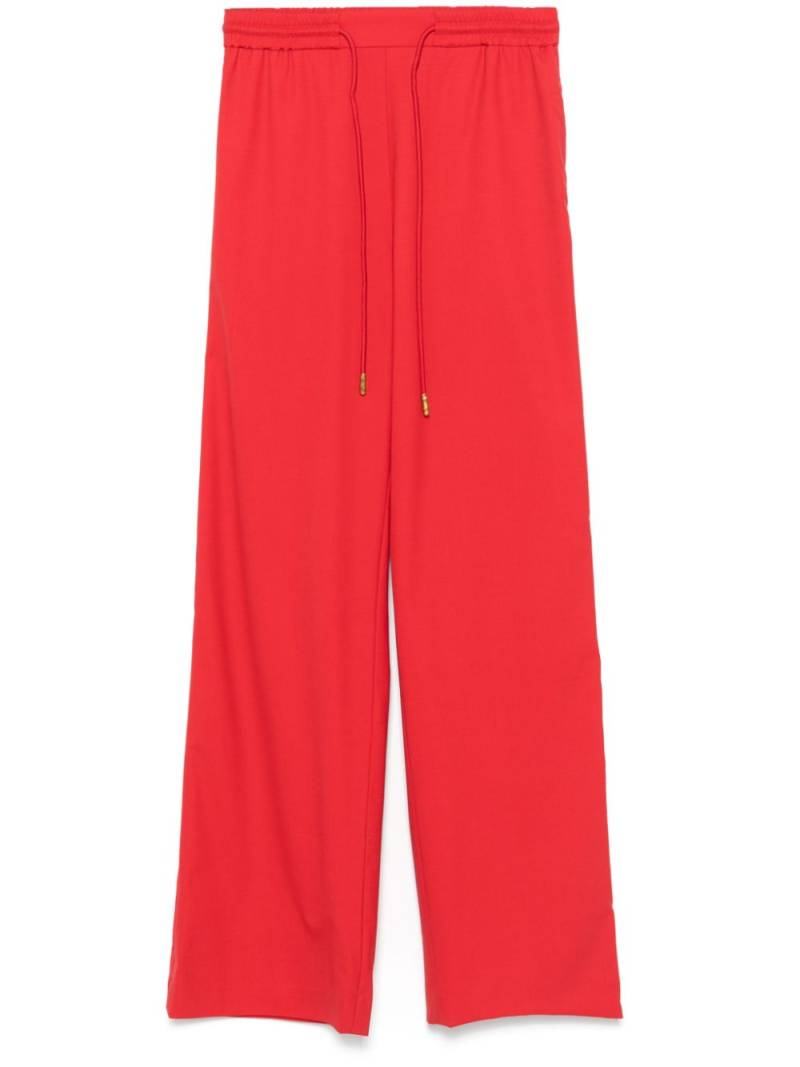 ZIMMERMANN Crush trousers - Red von ZIMMERMANN