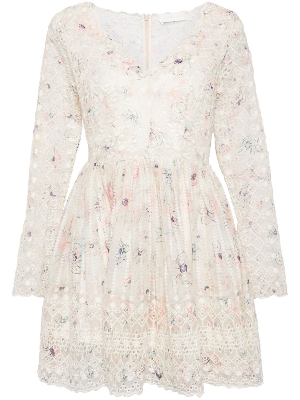 ZIMMERMANN Halliday minidress - White von ZIMMERMANN