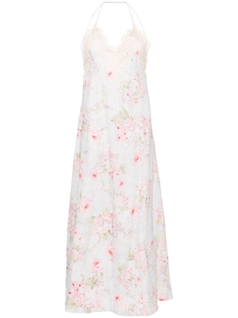 ZIMMERMANN Halliday floral-print maxi dress - Blue von ZIMMERMANN