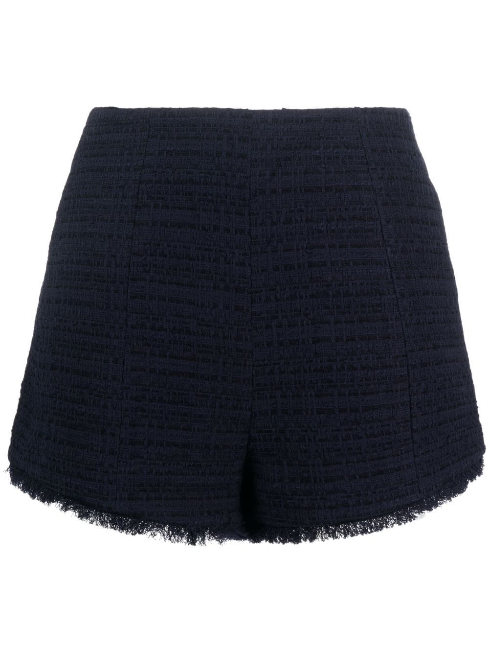 ZIMMERMANN High Tide tweed shorts - Blue von ZIMMERMANN