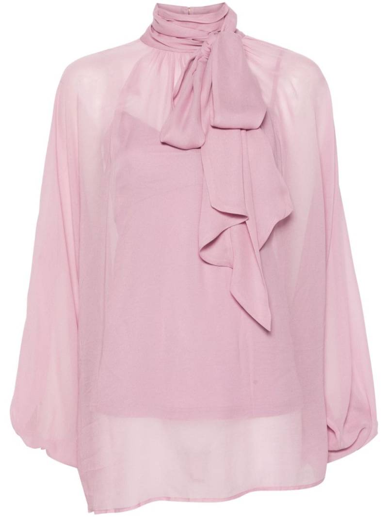 ZIMMERMANN Illustration Batwing blouse - Purple von ZIMMERMANN