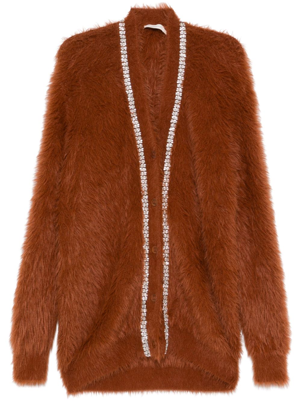 ZIMMERMANN Illustration Fluffy cardigan - Brown von ZIMMERMANN