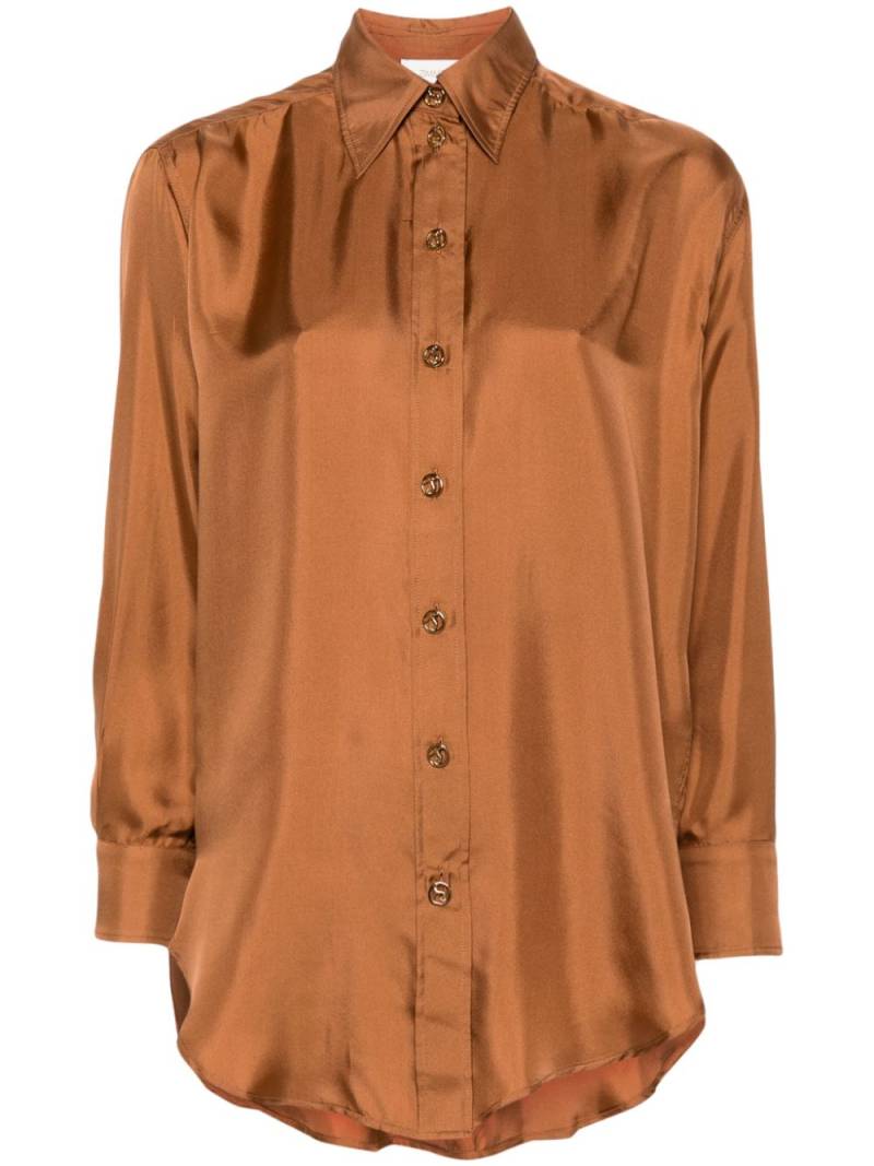 ZIMMERMANN Illustration Relaxed shirt - Brown von ZIMMERMANN