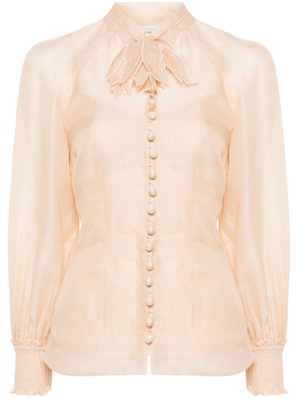 ZIMMERMANN Illustration blouse - Neutrals von ZIMMERMANN