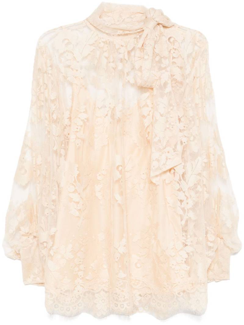 ZIMMERMANN Illustration blouse - Neutrals von ZIMMERMANN