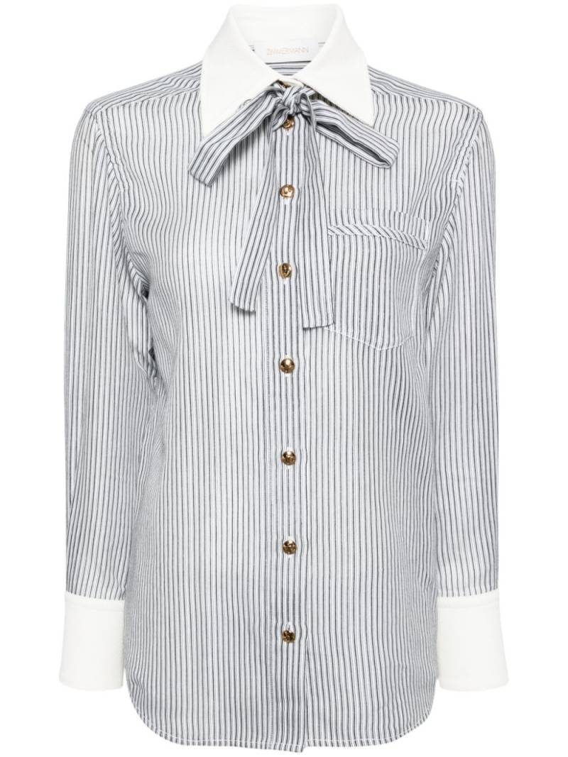 ZIMMERMANN Illustration man style shirt - White von ZIMMERMANN