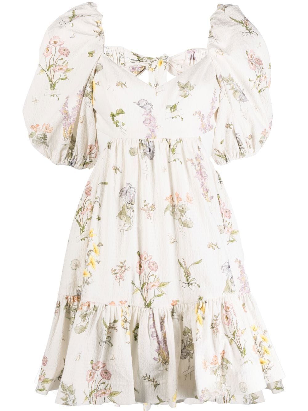 ZIMMERMANN Jeannie floral-print dress - Neutrals von ZIMMERMANN