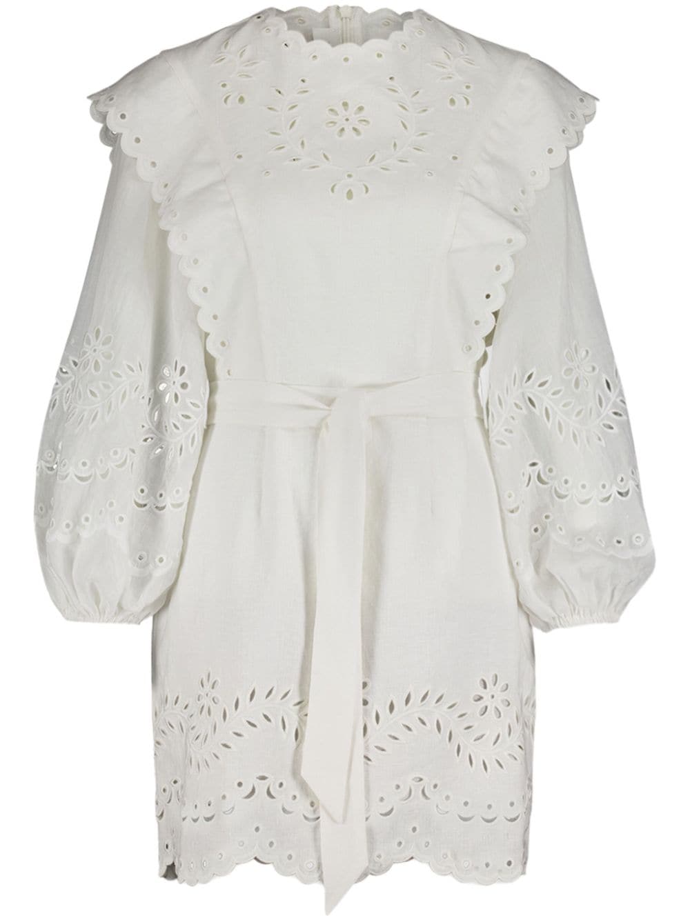 ZIMMERMANN Junie mini dress - White von ZIMMERMANN