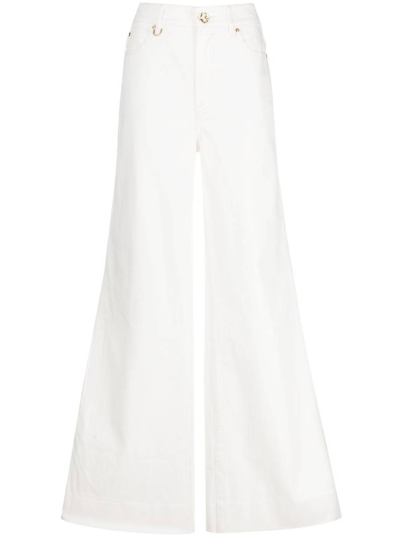 ZIMMERMANN Matchmaker wide-leg jeans - White von ZIMMERMANN