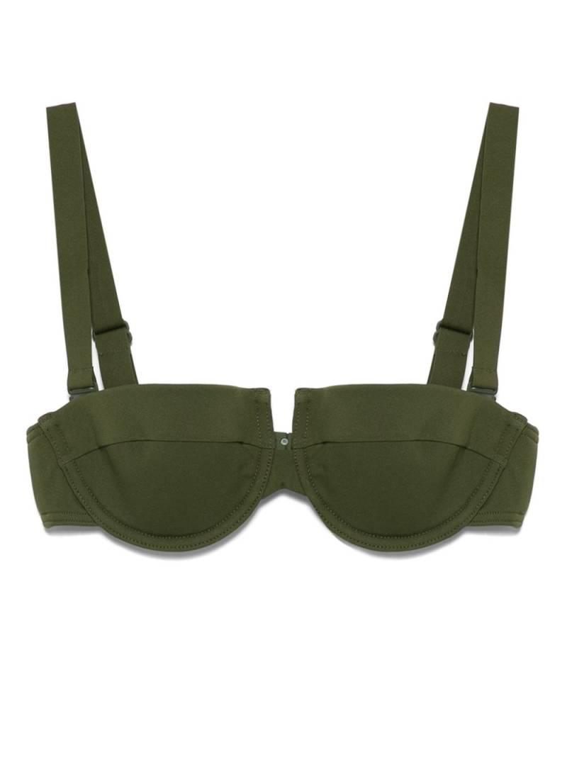 ZIMMERMANN Separates Balconette bikini top - Green von ZIMMERMANN