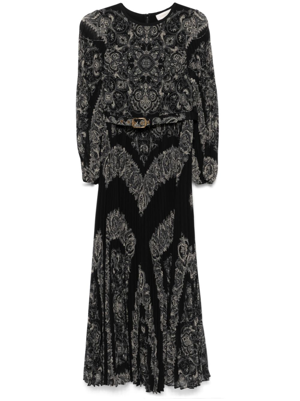 ZIMMERMANN Sunray midi dress - Black von ZIMMERMANN