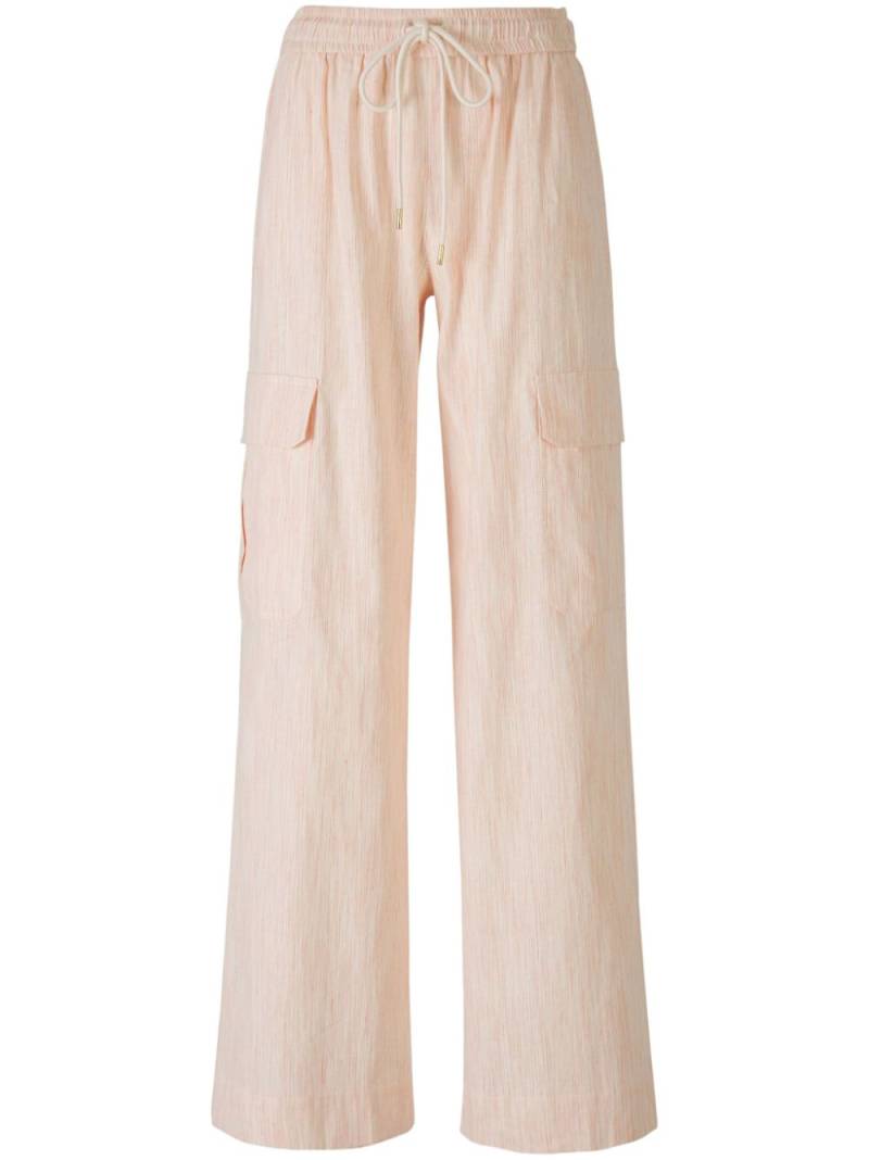 ZIMMERMANN Tranquility trousers - Red von ZIMMERMANN