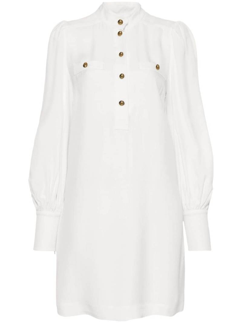 ZIMMERMANN Utility mini dress - Neutrals von ZIMMERMANN