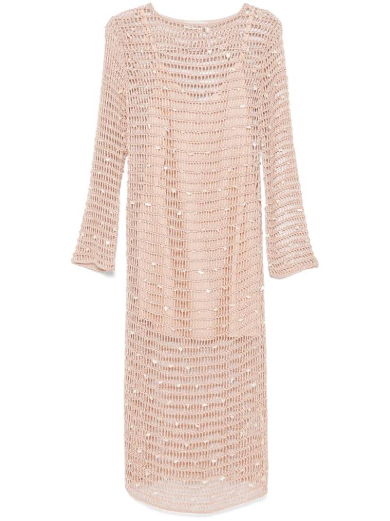 ZIMMERMANN Wylie midi dress - Neutrals von ZIMMERMANN