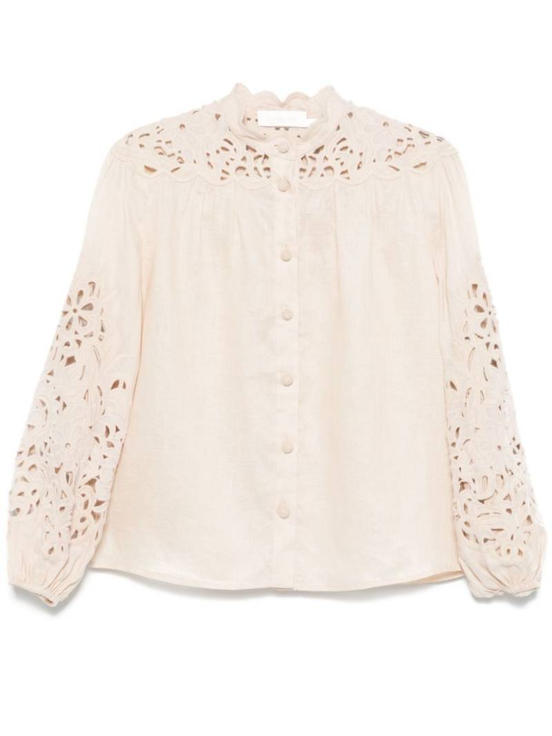 ZIMMERMANN Wylie shirt - Neutrals von ZIMMERMANN