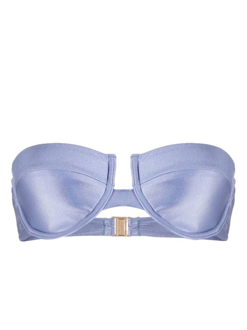 ZIMMERMANN bandeau-style bikini top - Blue von ZIMMERMANN