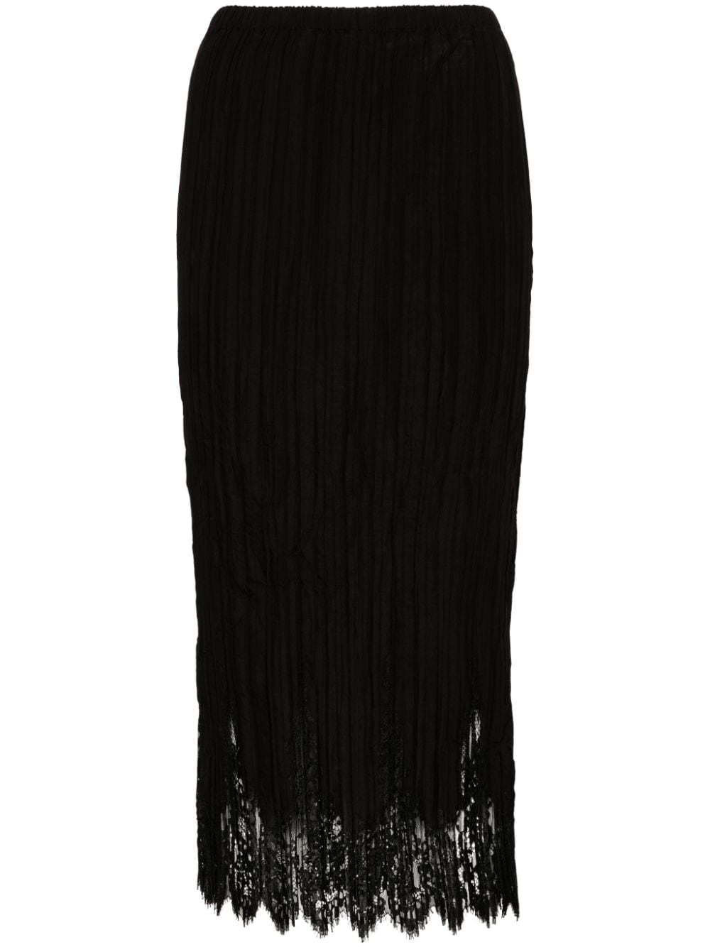 ZIMMERMANN high-waist pleated midi skirt - Black von ZIMMERMANN