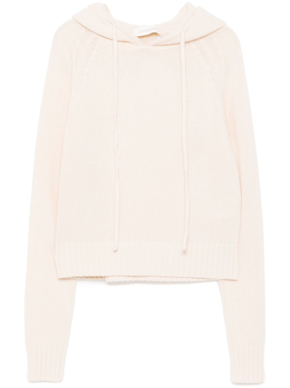 ZIMMERMANN hooded jumper - Neutrals von ZIMMERMANN