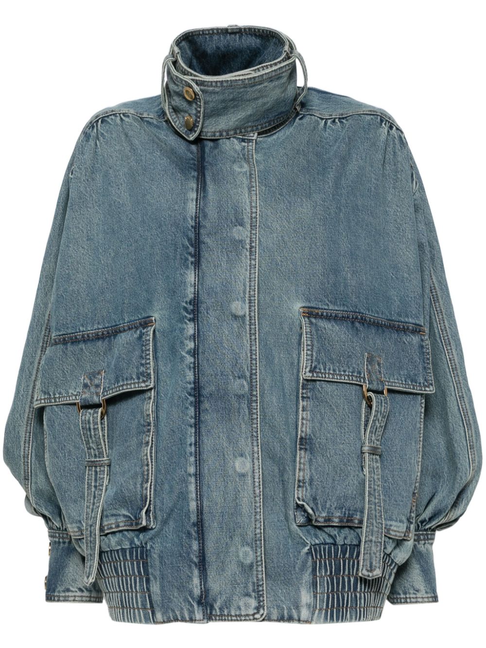 ZIMMERMANN illustration denim jacket - Blue von ZIMMERMANN