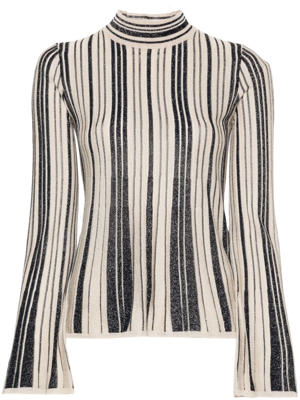 ZIMMERMANN metallic knit top - Black von ZIMMERMANN