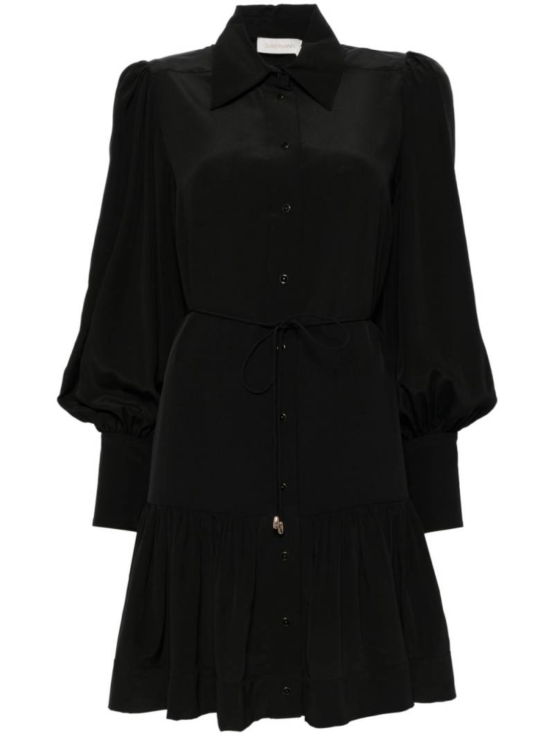 ZIMMERMANN shirt mini dress - Black von ZIMMERMANN